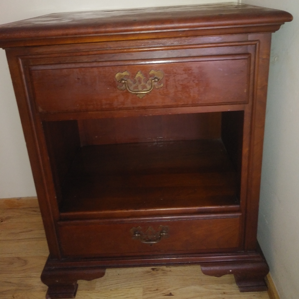 Vintage bedside table